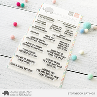 STORYBOOK SAYINGS